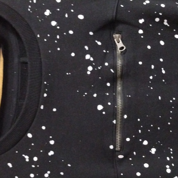 SQUARE ZERO AMAZING BLACK DETAILED SWEAT SHIRT SZ XL - Picture 5 of 15